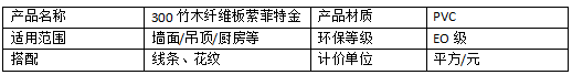 300竹木纖維板縈菲特金